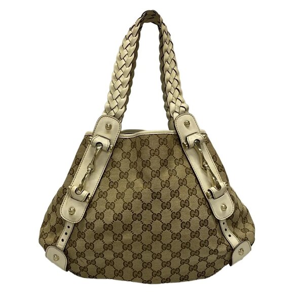 GUCCI GG Pattern Horse Bit Jacquard Leather Shoulder Bag bran553-100425 - Picture 2 of 16